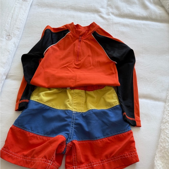 Kids Colorblock Swim Shorts - Multi Color - Picture 3 of 6